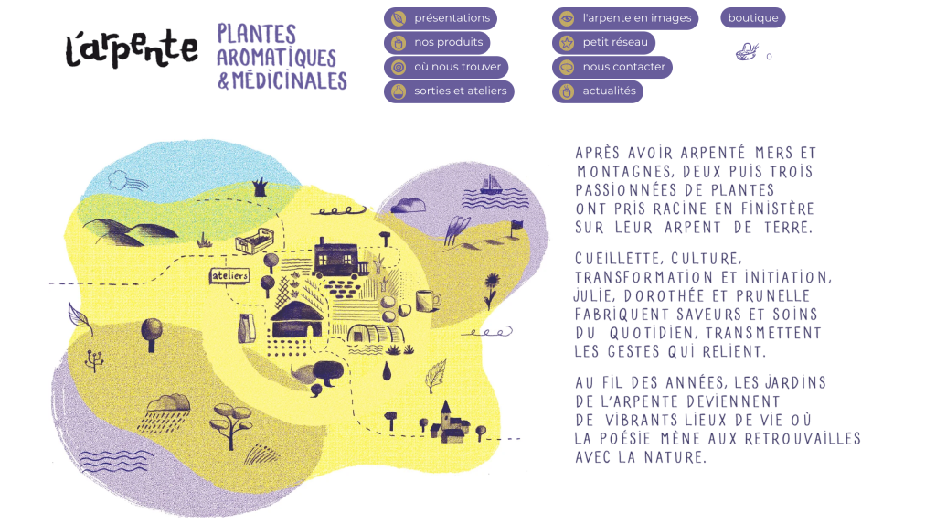 Sire Cui Court l Screenshot 2026 07 14 at 11 19 17 LArpente • Productrices de plantes aromatiques et medicinales dans le Finistere